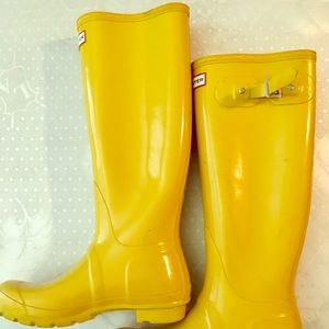 Hunter original tall rain boots